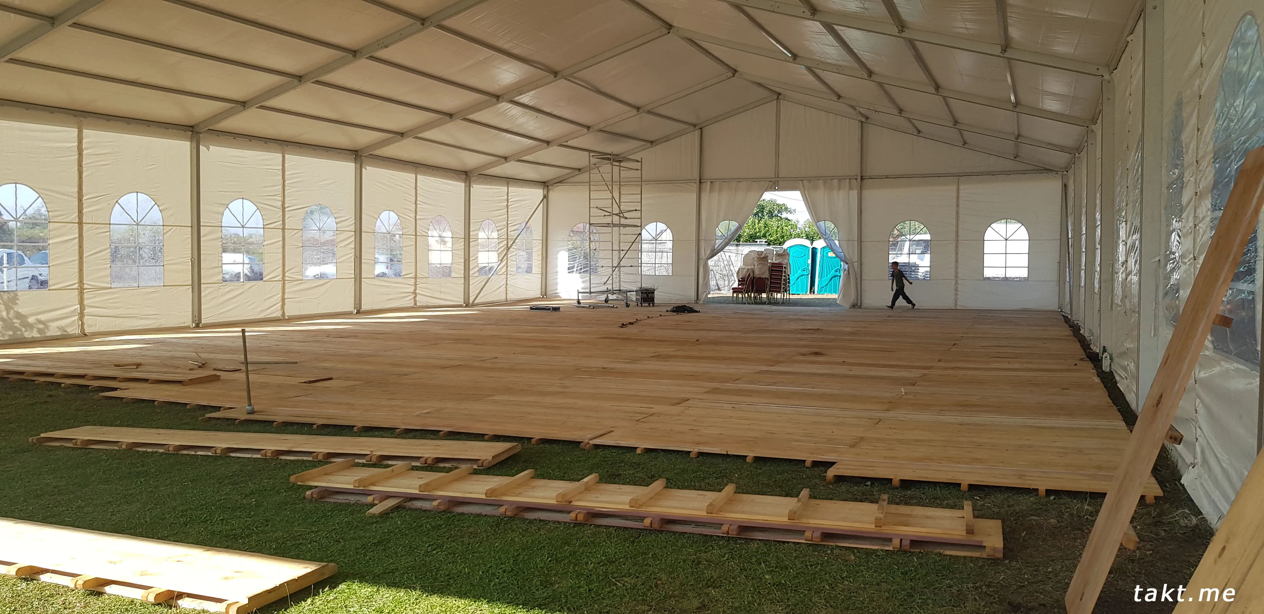 Oprema za šatore - podovi, rasvjeta, grijanje